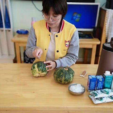 小小美食家——牛奶南瓜汁