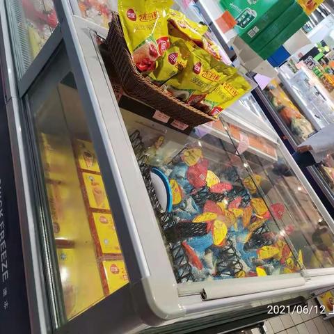 麻城店冷冻粽子陈列