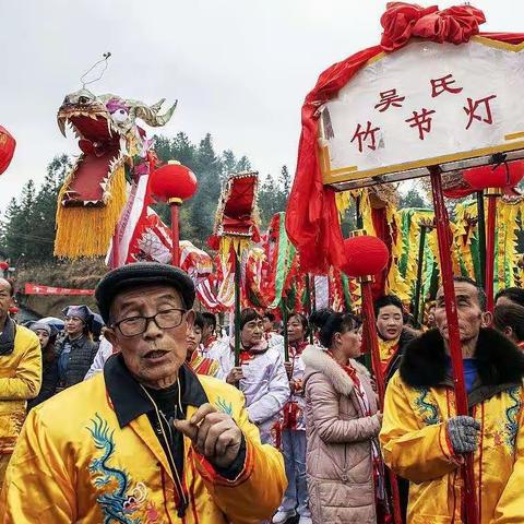 省级非遗“溆浦灯舞”（二）竹节灯舞