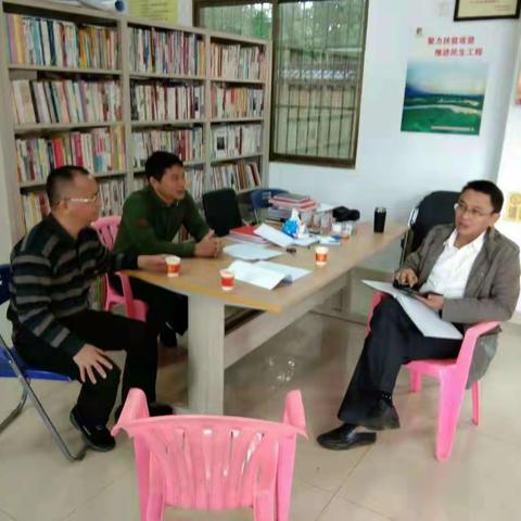 区财政局调研红旗镇龙发村委会太阳能路灯亮化工程