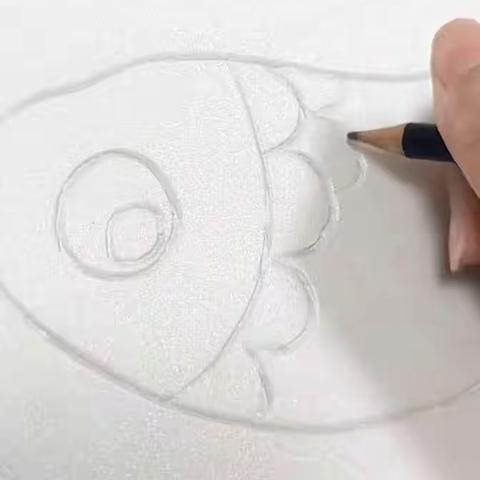 版画《年年有余》