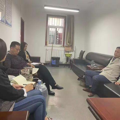 局分管领导周卫国同志到分类中心召开工作推进会