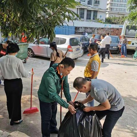 中共三亚传媒影视集团有限公司第八党支部 开展卫生大清扫党日活动