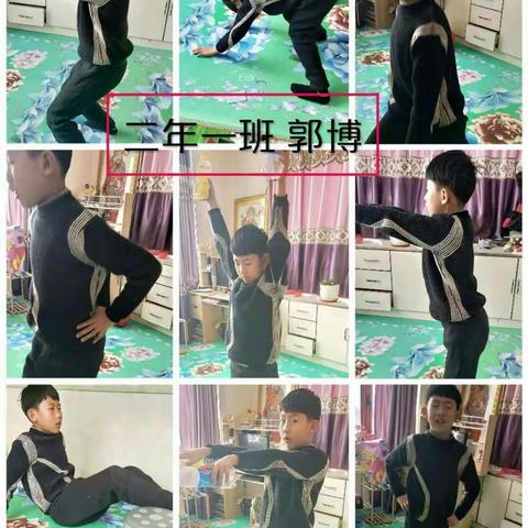 天天锻炼身体，抗击疫情——叶赫满族镇中心小学校二年一班（342张）