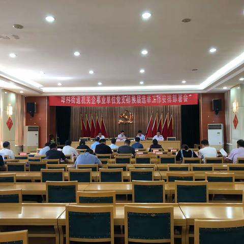 埠村街道召开机关企事业单位党支部换届选举工作安排部署会