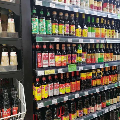 北湖店干性海天陈列图片