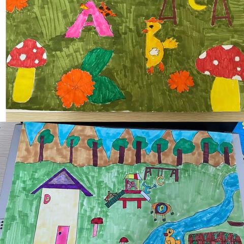 三年级创意字母设计欣赏