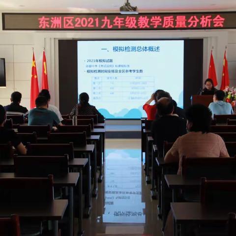 东洲区2021年九年级教学质量分析会