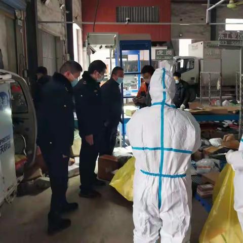 郸城县疾控中心对中心城区物流快递行业环境开展核酸检测