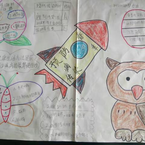 一二班防传染病手抄报美篇