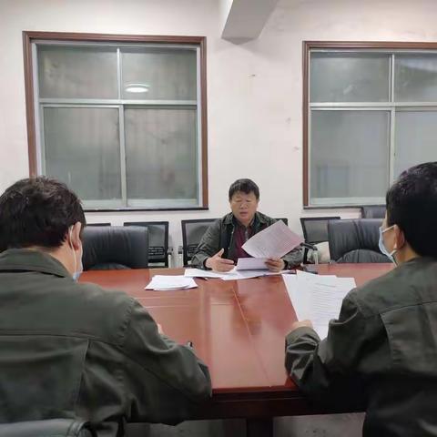 郸城公司四级职员康华对分管部门开展安全谈心谈话