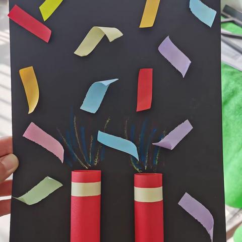 吴台幼儿园手工活动进行中——新年主题之（三）