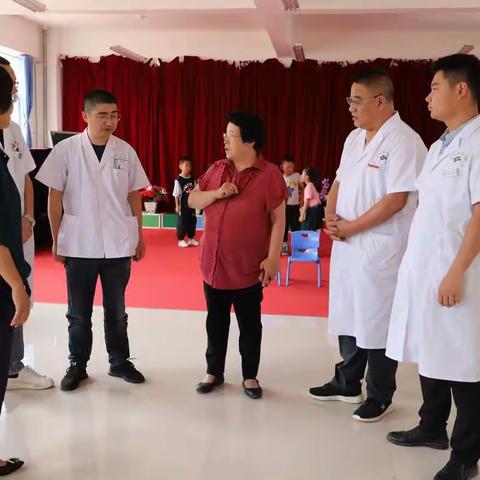 吴起县慈善协会、延安万华医院医疗合作项目儿童义诊活动走进第三幼儿园