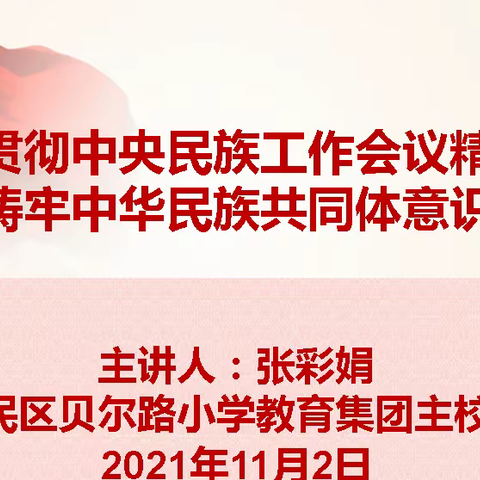 学习贯彻中华民族工作会议精神暨铸牢中华民族共同体意识宣讲活动和主题党日活动