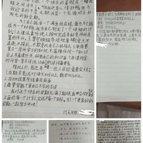 成章小学六（6）班第一二周总结