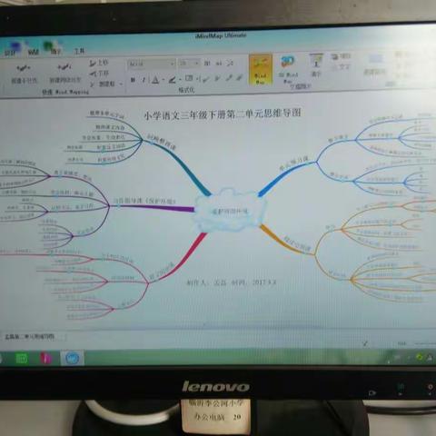 开发区一小南校“思维导图”研讨，激活我们的大脑