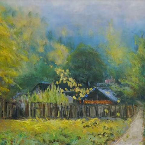 省老干大学西画组文化公园参展作品选辑