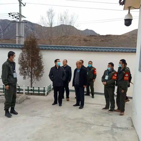 管护中心陆增祥一行督导检查大峪林场近期防火工作