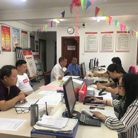 迎十四运，创文明城市孙家湾社区例行会议