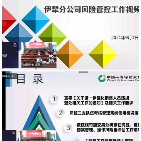 伊犁分公司组织召开全辖风险管控工作视频培训会议