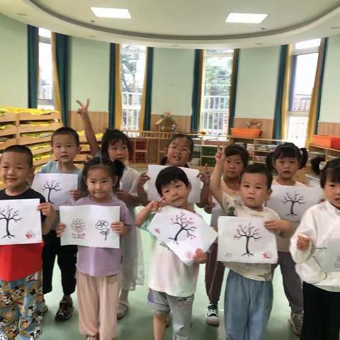 《美丽的点彩画》——嬴昊实验幼儿园实验小学分园小二班美术活动