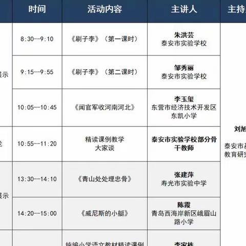 用好精读课例，培养核心素养———山东省“互联网+教师专业发展”在线培训会