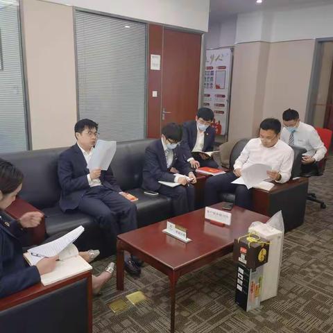 萧山开发区党支部开展4月份党员会议暨党史竞赛活动