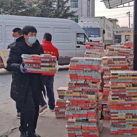 接力配送保供应 凝聚力量战元春