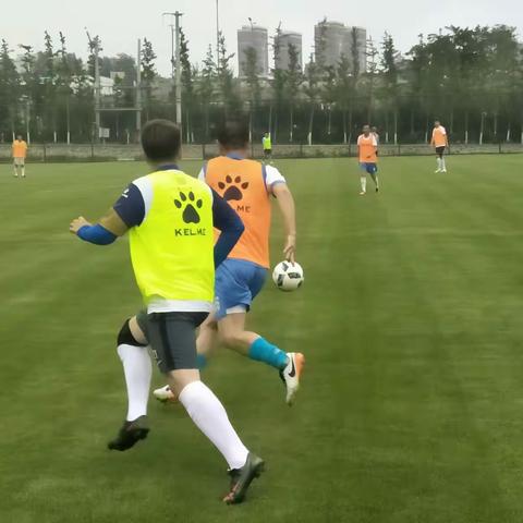 “以球会友”——记大连市“中甲”俱乐部同前关村业余球队“友谊赛”