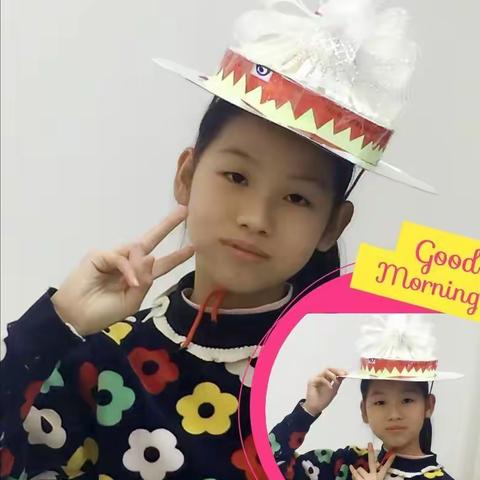 武汉市鲁巷实验小学六（8）班“帽子日”活动