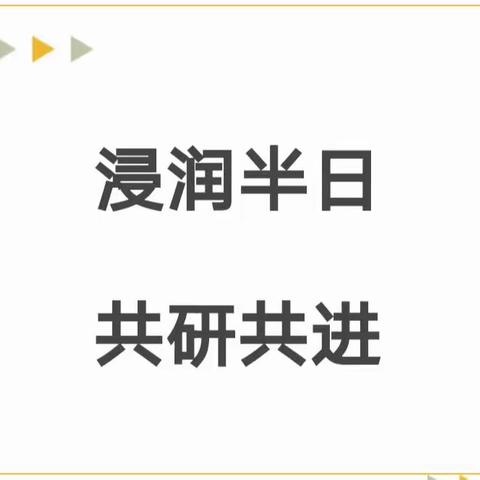 【茶幼教研】浸润半日 共研共进——半日活动观摩研讨活动(一)