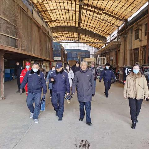 文化东路派出所联合街道办事处对辖区开展消防安全检查