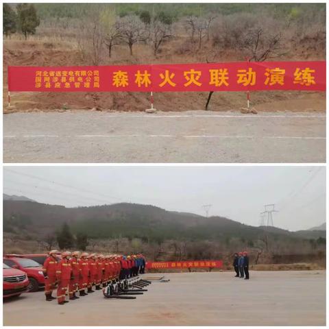 【涉县应急】联合开展森林草原防灭火演练 携手筑牢生态安全防线