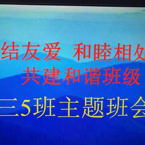 海口市第十六小学三(5)班共建和谐班级主题班会