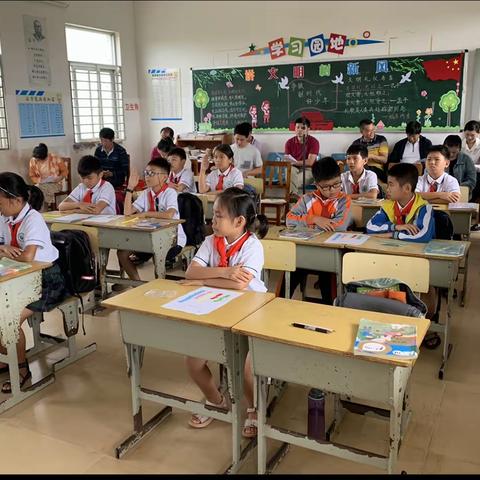 记文昌市翁田镇中心小学2021-2022学年度（下）送教下乡（大福小学站）教研活动