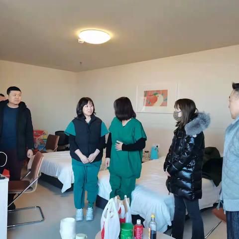 【相约冬奥－扛红旗、当先锋　宣化区在行动】南大街社区卫生服务中心领导慰问隔离点一线医务人员