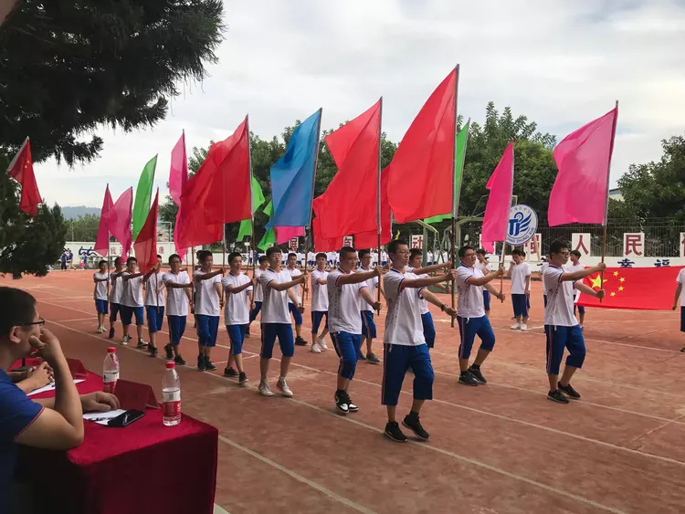 淘江中学第十七届田径运动会开幕式