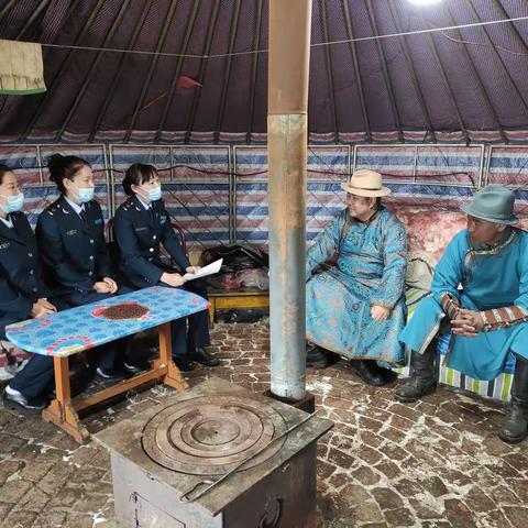 海拉尔监控中心宣讲服务队，进包入户向基层传播党的声音