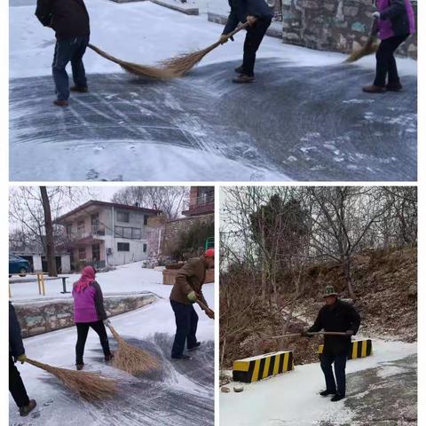 【柳埠街道】扫雪除冰保平安   环境整治不停歇