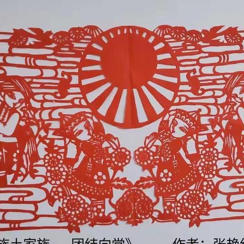 林甸县举办“喜迎二十大民族大团结”结对子种文化线上剪纸作品展播