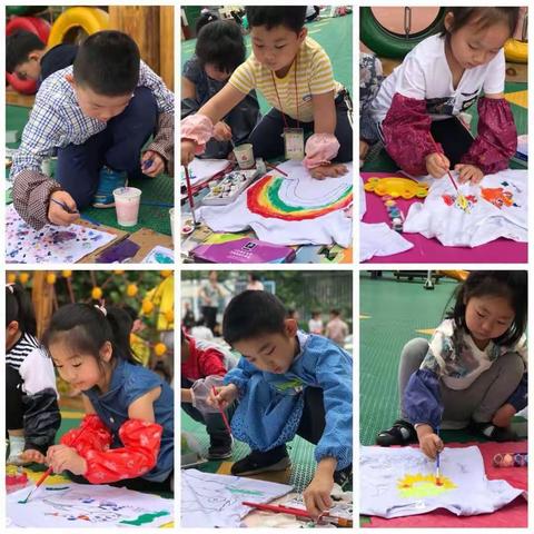 泰安市实验学校幼儿园大班级部“彩绘六一——创意手绘DIY”