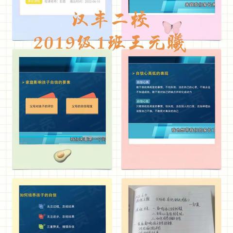 《妈妈，请把自信还给我》汉丰二校2019级1班王元曦家长