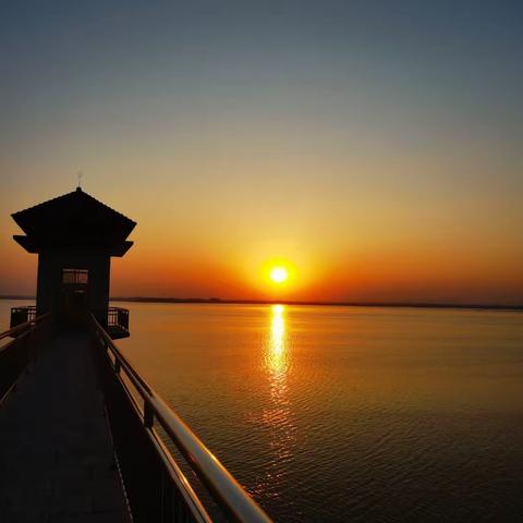 美丽的白浪河水库—潍坊市区主要饮用水源地