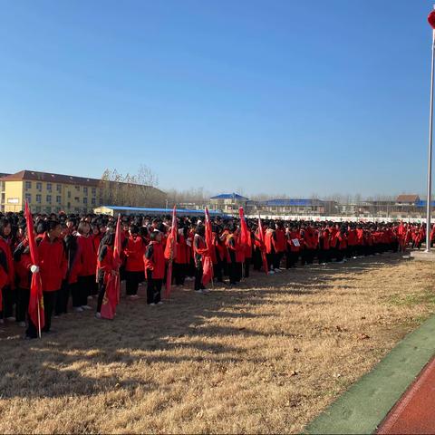 定陶区冉堌镇中学122交通安全教育大会