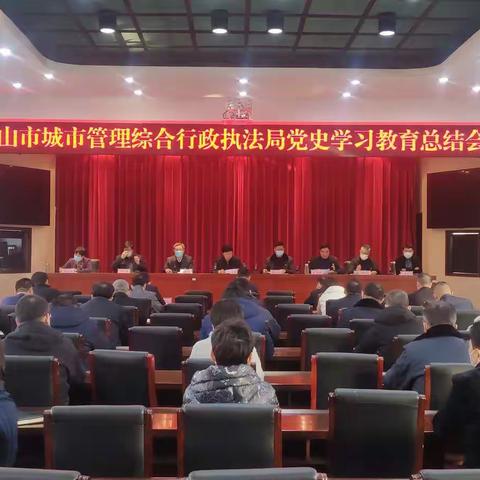 市城管执法局召开党史学习教育总结会议