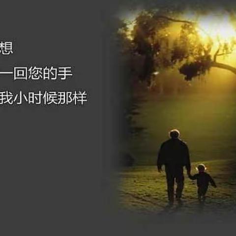 假如父亲没有走