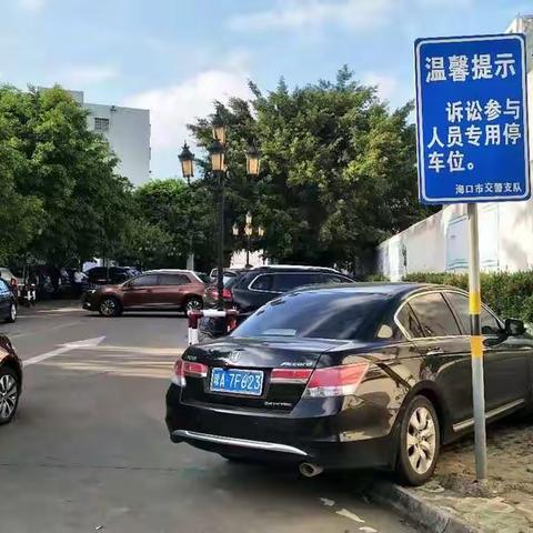 关于金宇东路龙华区法院周边路段有机动车违停情况的说明