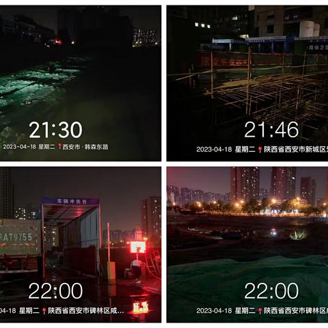 加强夜间巡查 严控扬尘污染