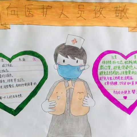 宅家“系”天下      ——耿庄中心小学举行以防控新冠肺炎为主题的手抄报活动