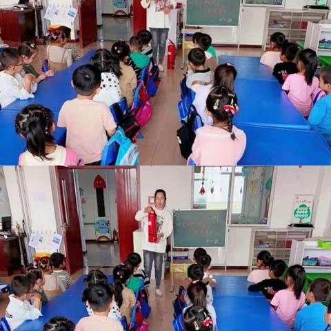 毕武庄中心幼儿园“手拉手维护消防安全，心连心构筑和谐平安”之消防应急演练